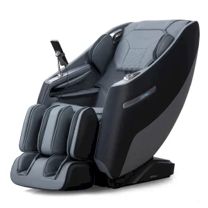 Costway Zero Gravity SL Track Full Body Massage Chair with Waist(Black + Grey)