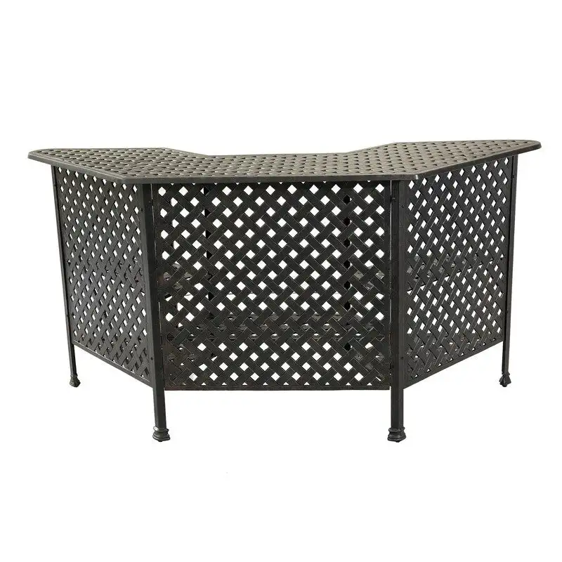 973d6d6d7d59e1b16574a84e29fb0b4670931ed50679d04e7493ef0a8ff26d89 Aged Bronze Aluminum Party Bar Table(Dark Lava Bronze)
