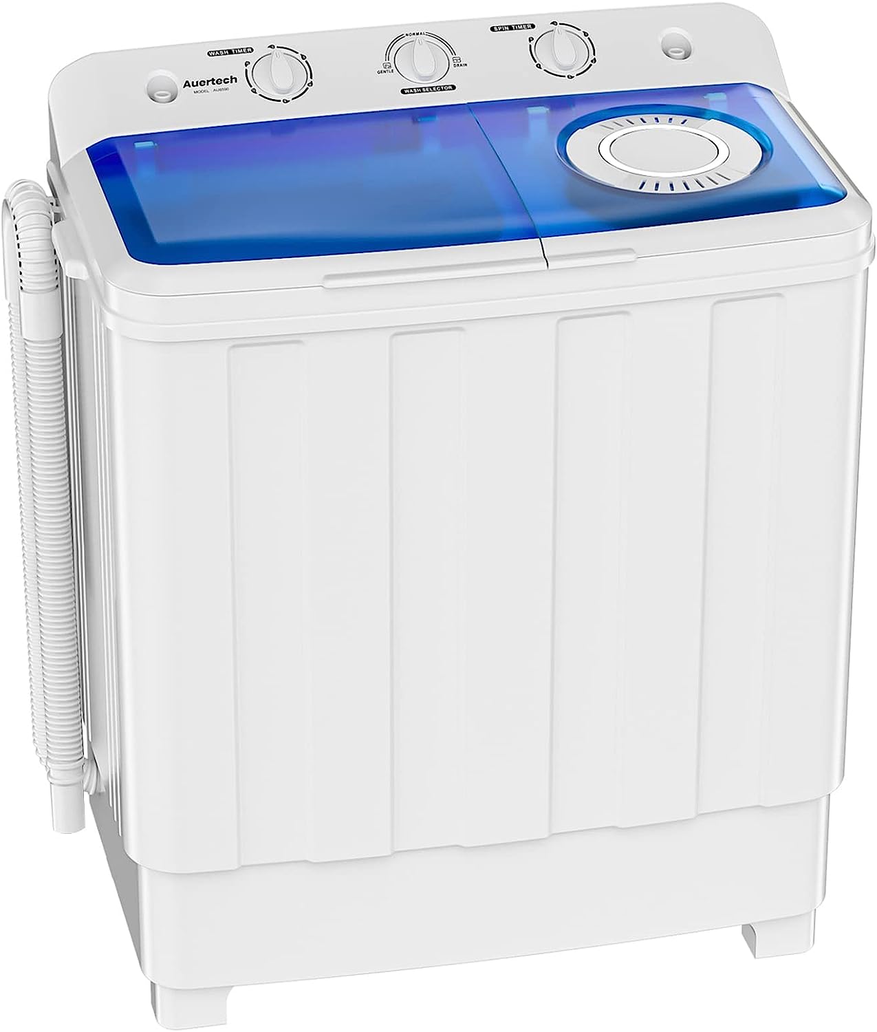 98826e4bd08d3eab214c74375586eedabdc7b2e1aefd2361eed62ce8e54ccc2c Auertech Portable Washing Machine, 28lbs Twin Tub Washer Mini Compact Laundry Machine