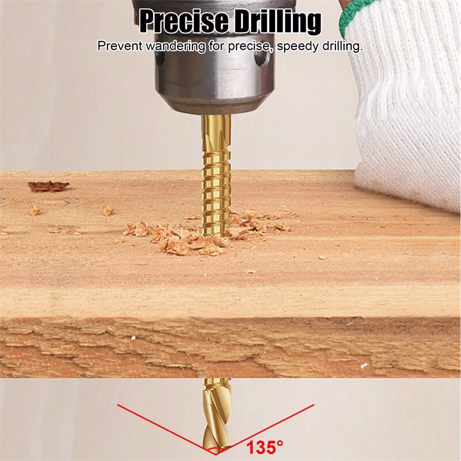 998628dc08bb904d1b9b8f5ce982856e166333a58ef0f3ed0a4638d5ef4327d0 2025 New Upgrade Drill Bits, 6 Pcs Twist Drill Bit Set Power Tool Accessories Us