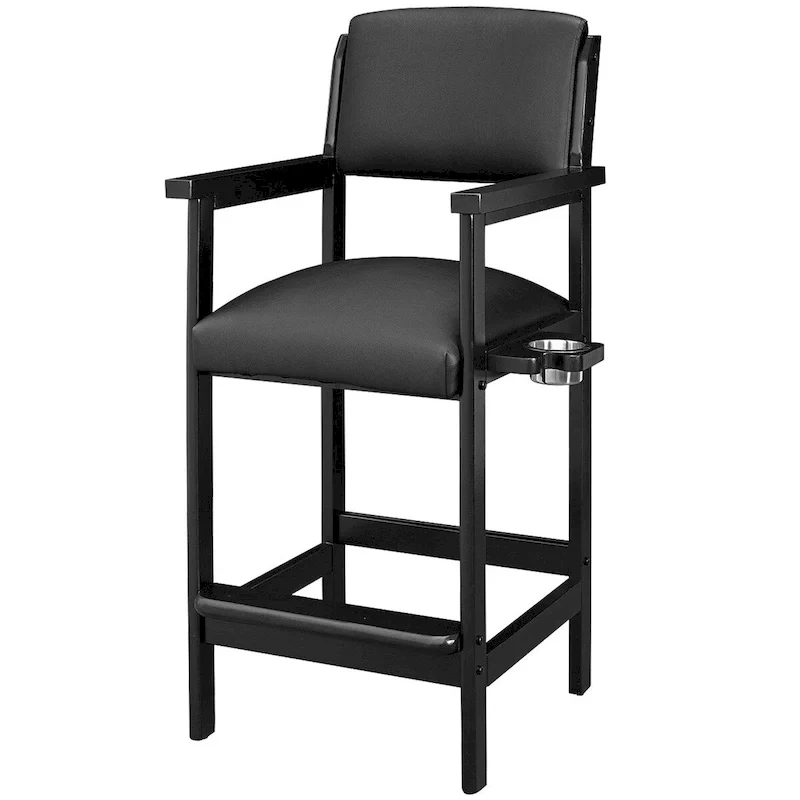 99fff1839d9de11d45db3ceddaa020b7e661e3bfb671475c861effff27cef063 Billiards Spectator Chair - 20x20x45(Black)