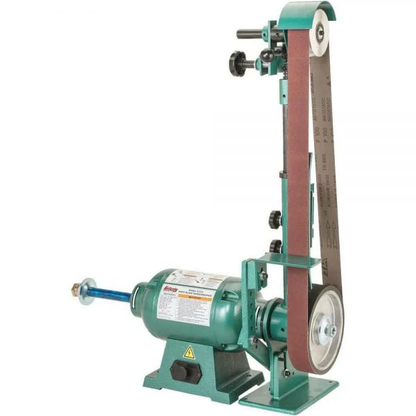 9a803a88c0ec7fe48b183fd30b5725b3354b908f04f4d8e26d4867c12c78c633 Grizzly G1015 Knife Belt Sander / Buffer