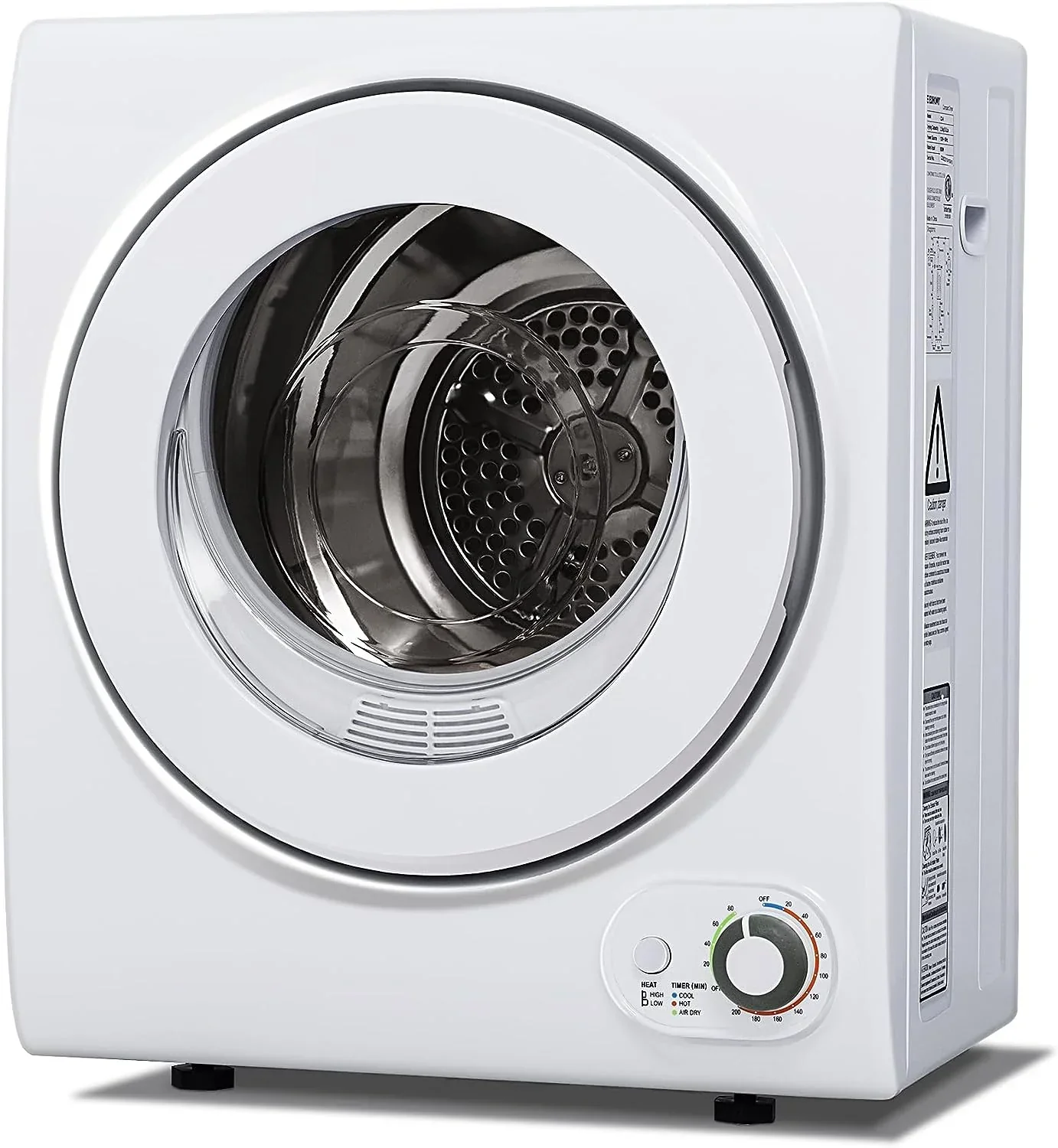 9cc6c21e528f566c9664ab91db148c95b03c4dff8ae5f9700a500e59e51f22ca Portable Clothes Dryer 850W, 1.5 cu.ft, Compact Quiet, Wall-Mountable, ETL Certified, Ideal for Small Spaces