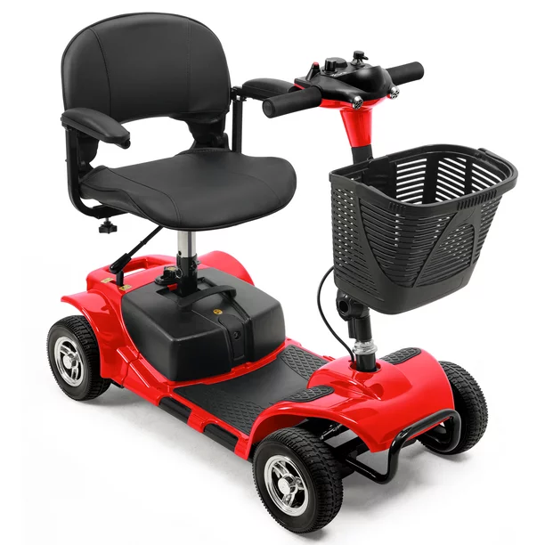9ce4a7d4fa2d54b8de5d81b91027fc9dd6f7ebbdd3d3119b8ec9eadf93b7623a UltraLite Mobility 4-Wheel Scooter, Portable Lightweight, 14-Mile Range, Model A898