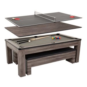 7¡ä 3-in-1 Combination Table Includes Billiards, Table Tennis,  Dining Table(Default Title)