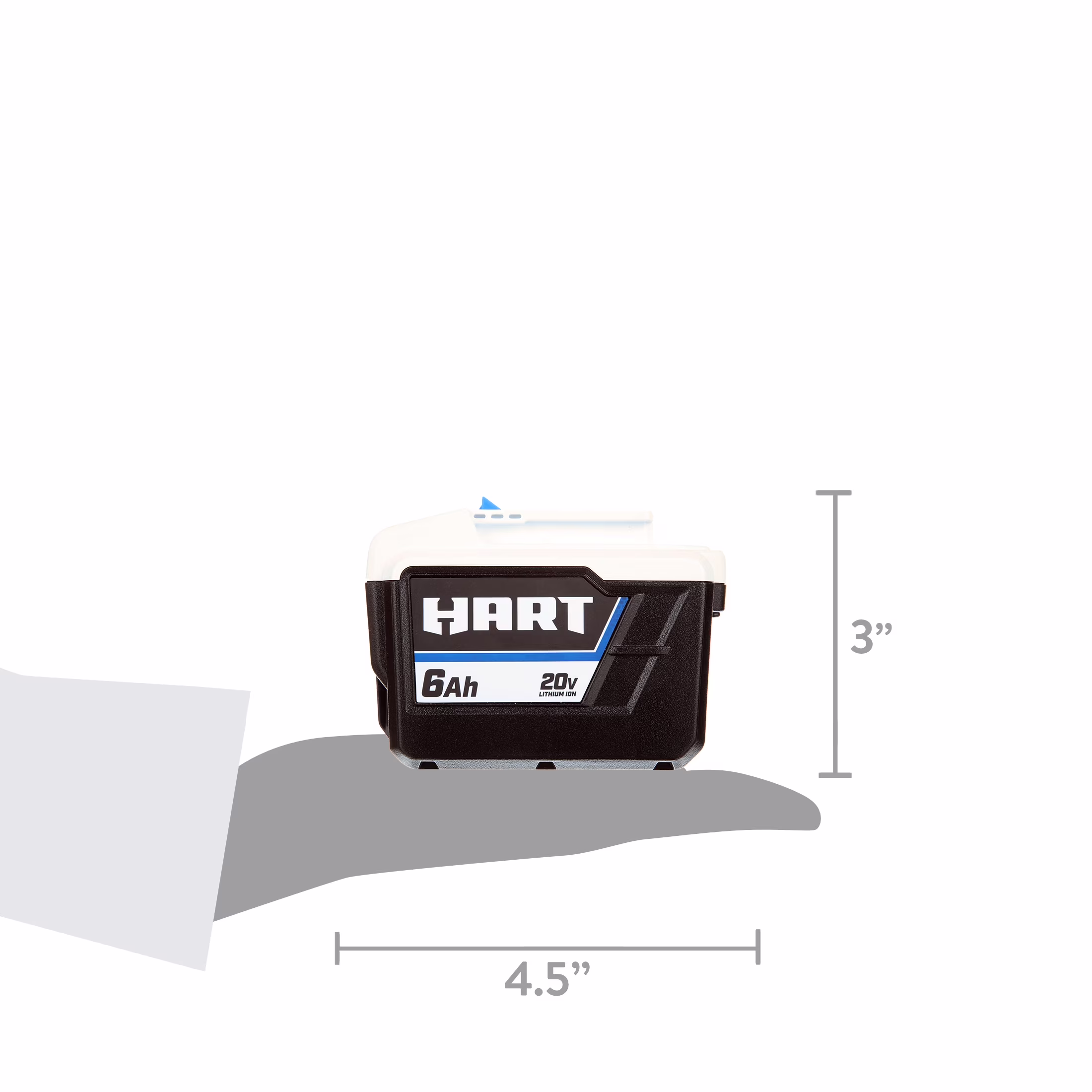 9dad7484637623dffbcd1bd97a1eaf4205a5e17a800691cf71250ac4be809691 HART 20 Volts 6.0Ah Lithium-Ion Battery (Charger Not Included)