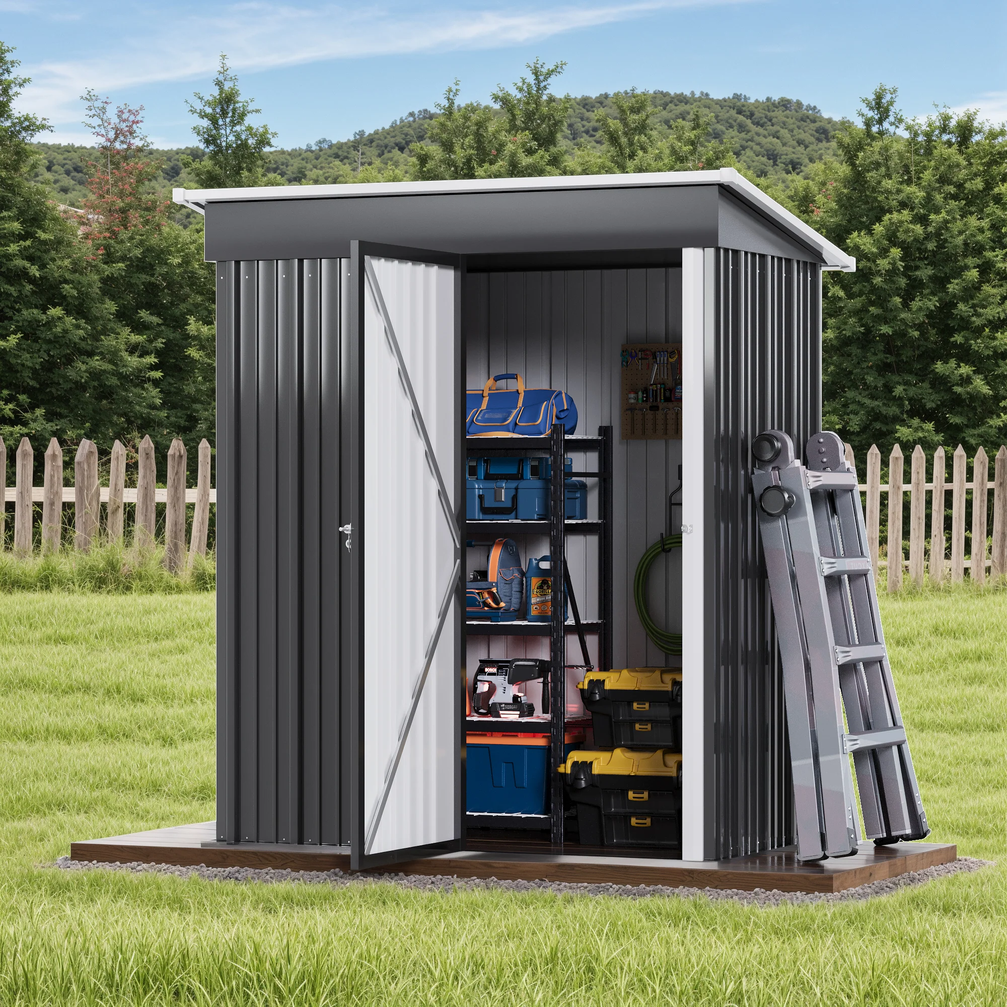 9dfa86c001a77718c49e1ba37ef16bae93b4401df134c584718cef2447a4455c Garden Shed Outdoor Storage