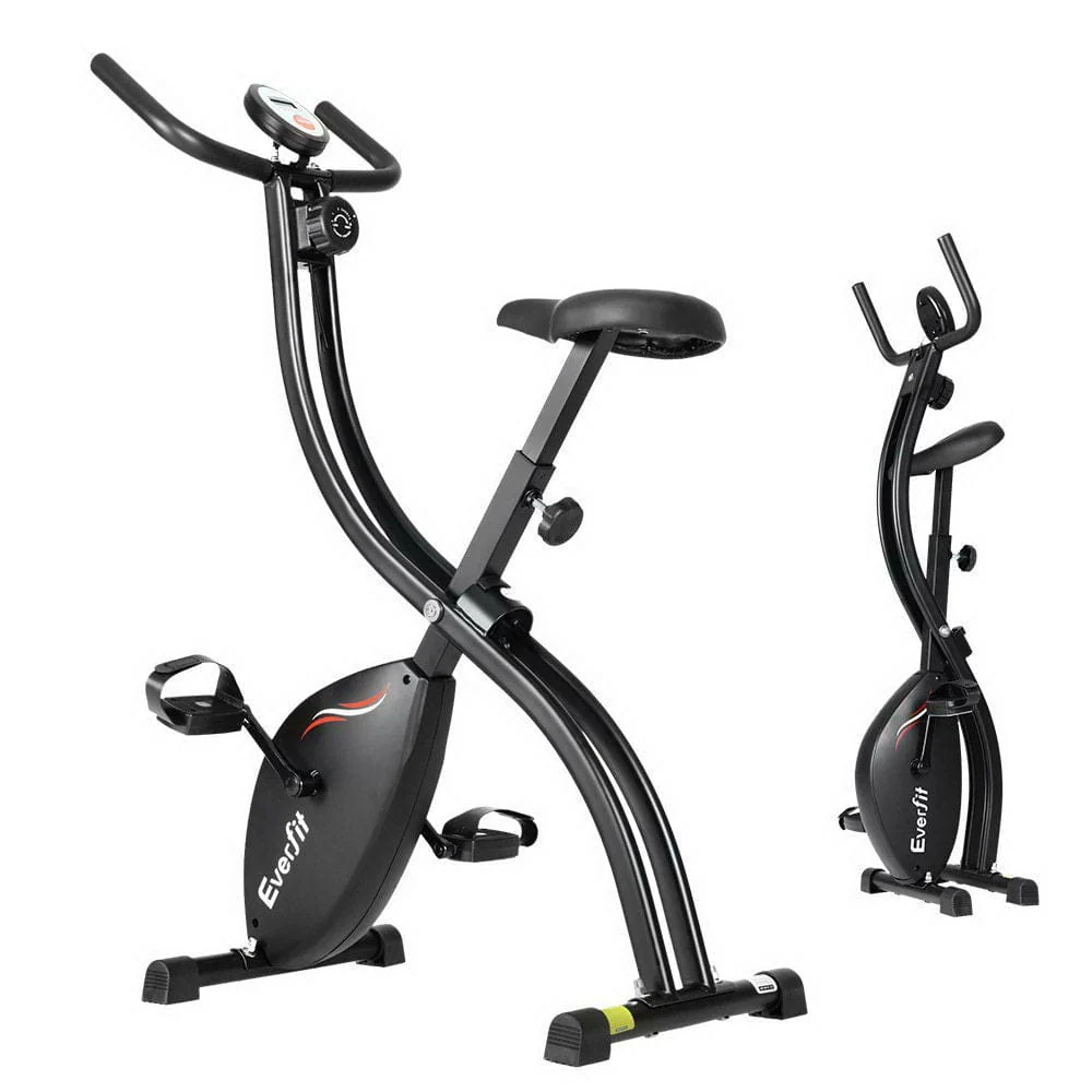 9eef93f411beb6dec3203ebae5f11ce9204e2e537391724f407caa54a1272261 Everfit Folding Exercise Bike Magnetic X-Bike Bicycle Indoor Cycling Cardio