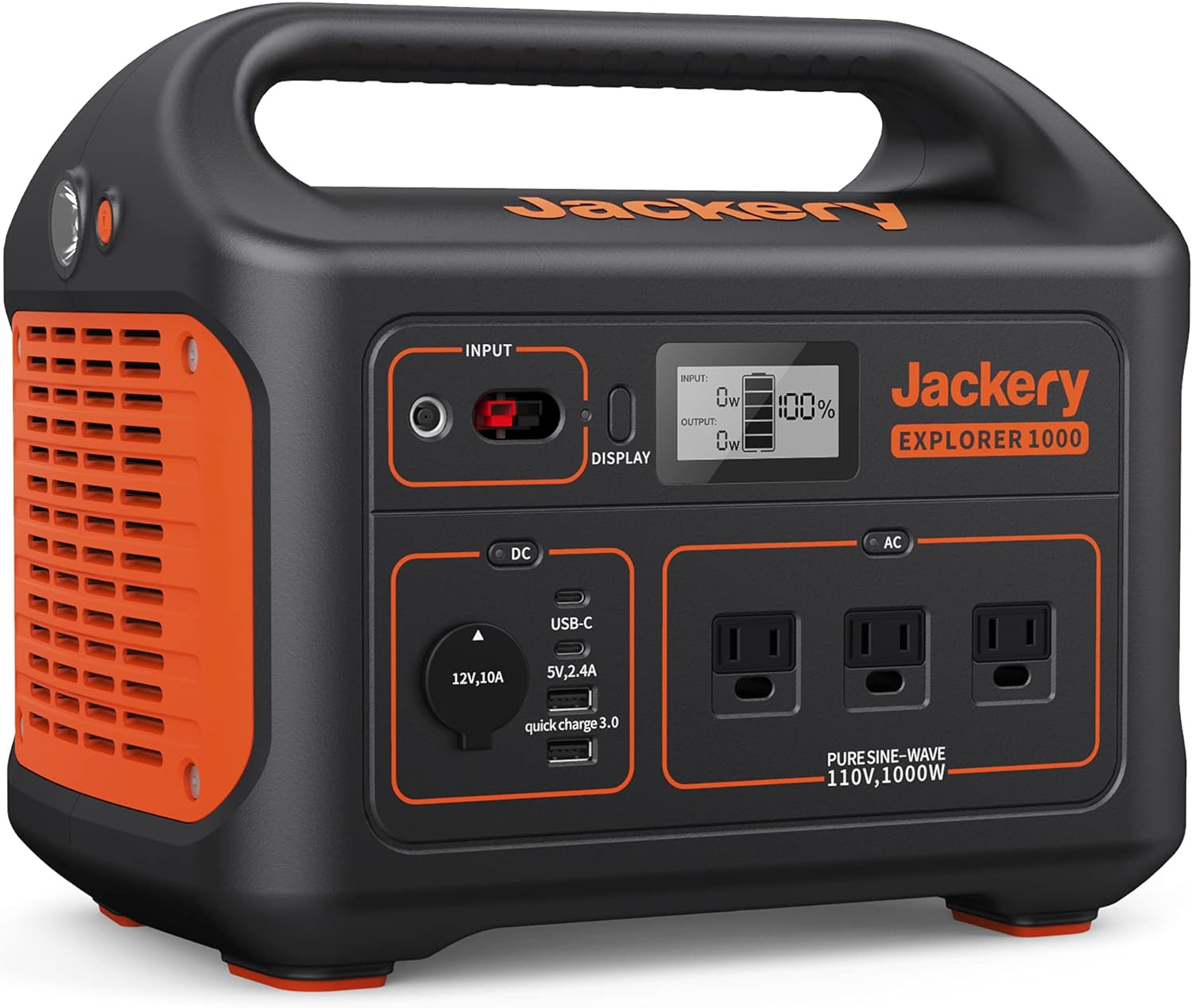 a307461d4ff9392baf16e69d5fe08c06903b66eec65d5ff7ca2f9640e0fd8aca 2025 Jackery Explorer 1000 Portable Power Station, 1002Wh Capacity with 3x1000W AC Outlets