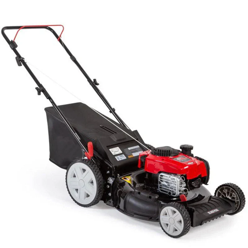 a32c9931b960799cd387ea4bd9e9e727a3e108e60de137e3b0e69f50bcb12544 21-inch 150cc Gas Push Mower with Mow-N-Stow