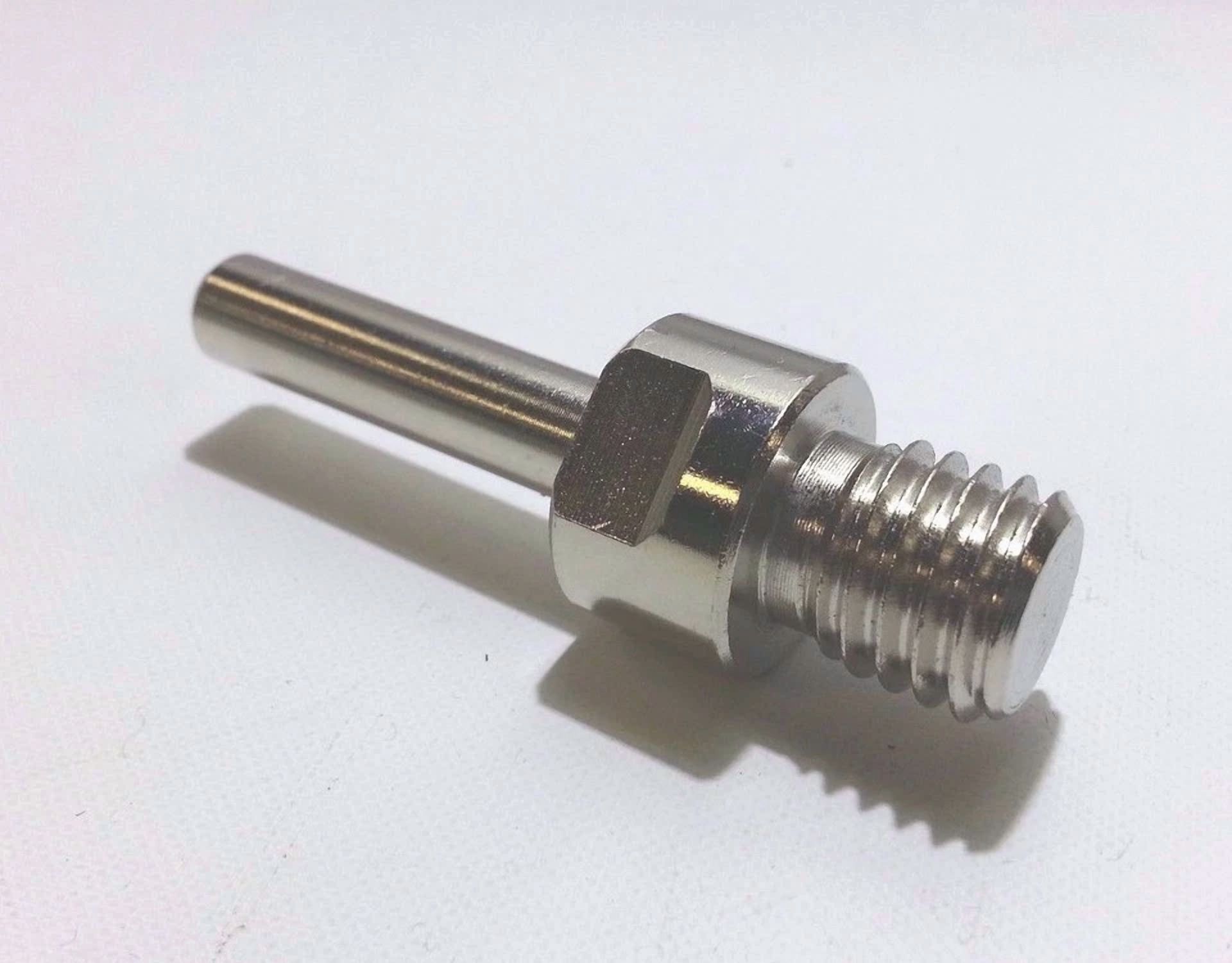 a343fb809536d447c187914d6ee7e2a823cebedda95dfff1df59763d8ff01f25 KLYNE - Core Drill Bit Adapter 5/8"-11 Thread Male 3/8" Shank Diamond Power Drill Unc