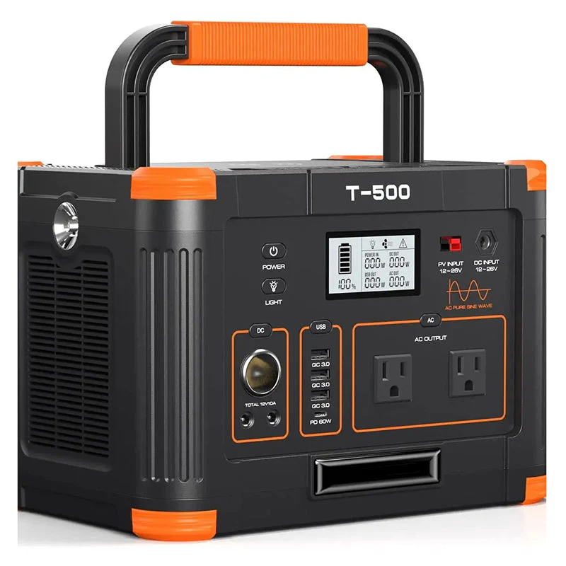 a499cb2fd52750e319a9257b93704974e0c7620c60c76dfe7cf3b7482111a740 Outdoor Solar Power Portable Power Station 500W (Peak 1000W)