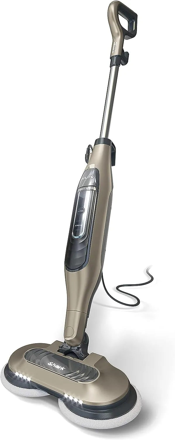 a5920513f4e919d08bd123004c7224f7957847c7f79e6e33de7f1140c1e82a34 Shark Steam Scrub Mop, Gold ¨C 3 Steam Modes, LED Headlights, 4 Washable Pads, For Sealed Hard Floors(Default Title)