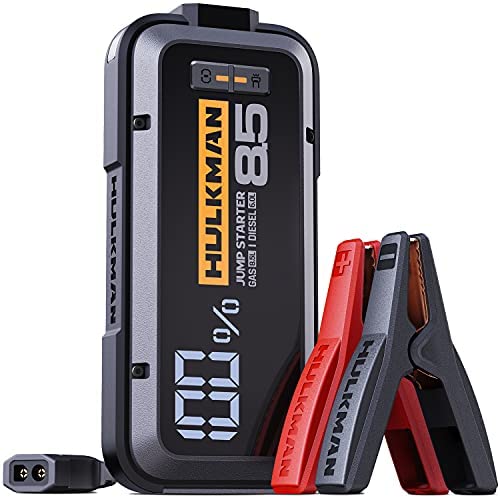 a5b63c14bfba847c2160082d7833dbaff10601d1fa05bc089fc2252098d1afe0 Alpha85 Jump Starter 2000 Amp 20000mAh Car Starter for up to 8.5L Gas and 6L Diesel Engines(Space Gray)