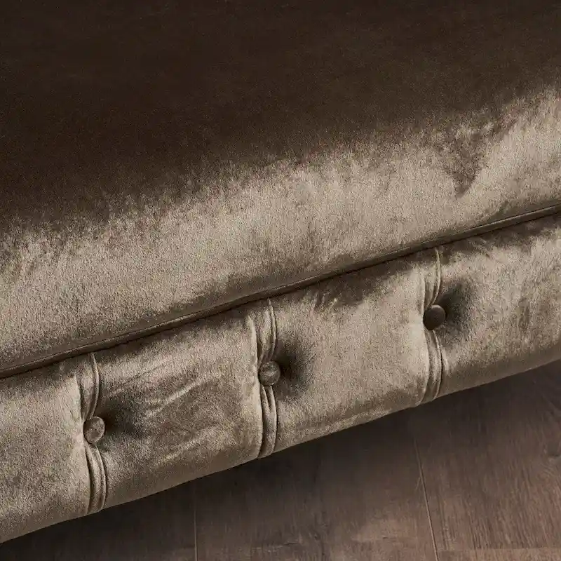 a659c405a64d278a109a1c33826cc0b0b65b347fd9deac972403700019924b94 Milani Velvet Tufted Scroll Arm Loveseat by Christopher Knight Home(Purple)
