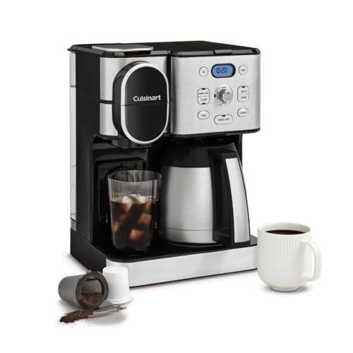 a70b37f3b370697013f284d5913183943fcbcdc78ba76fd9b1cfbce950806240 CUISINART Coffee Center? 10 Cup Thermal Coffeemaker and Single Serve Brewer: Home Kitchen