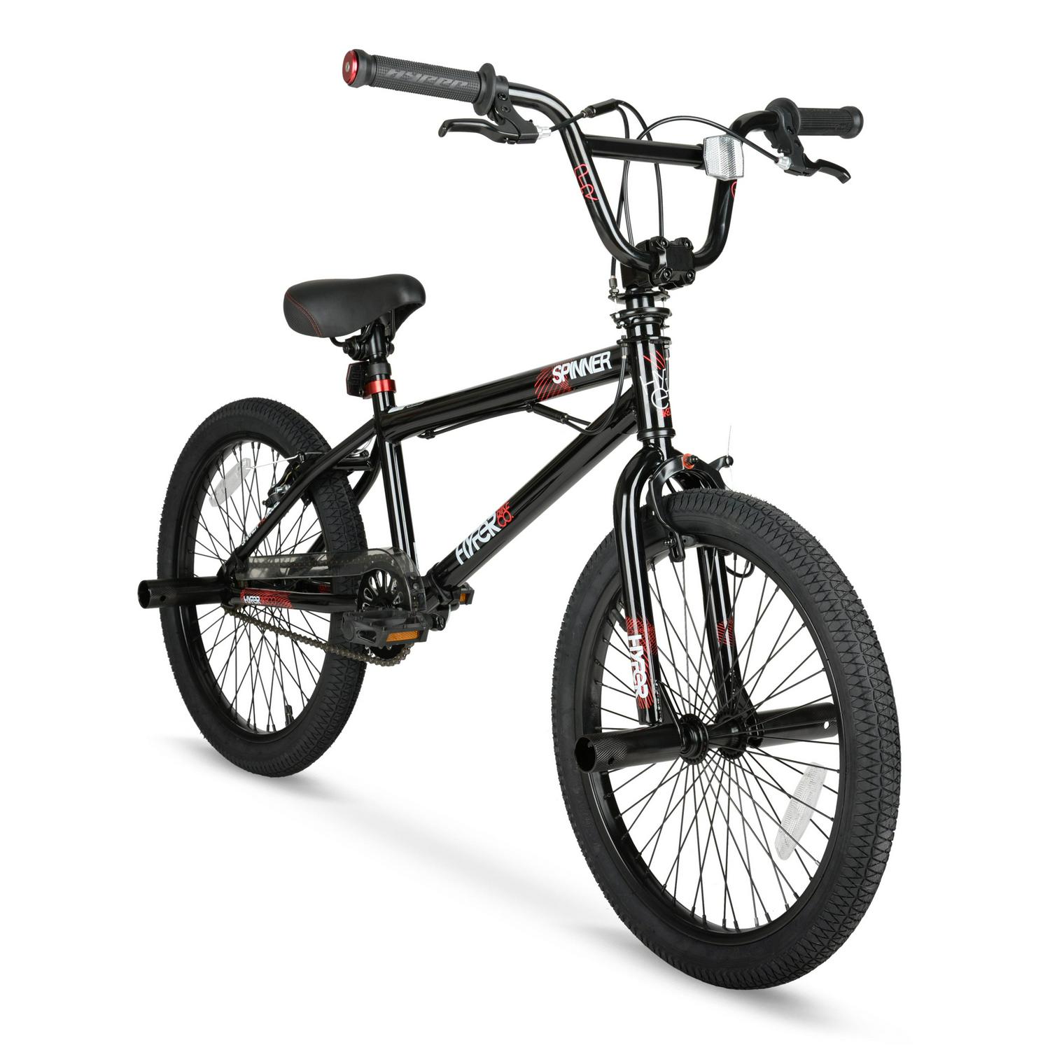 a7bbaae6f3528b45eb7df6809cf284c3b674ac0c4ed9784a1451ca81e78a564f Hyper Bicycle 20 In. Boys Spinner BMX Bike, Kids, Black