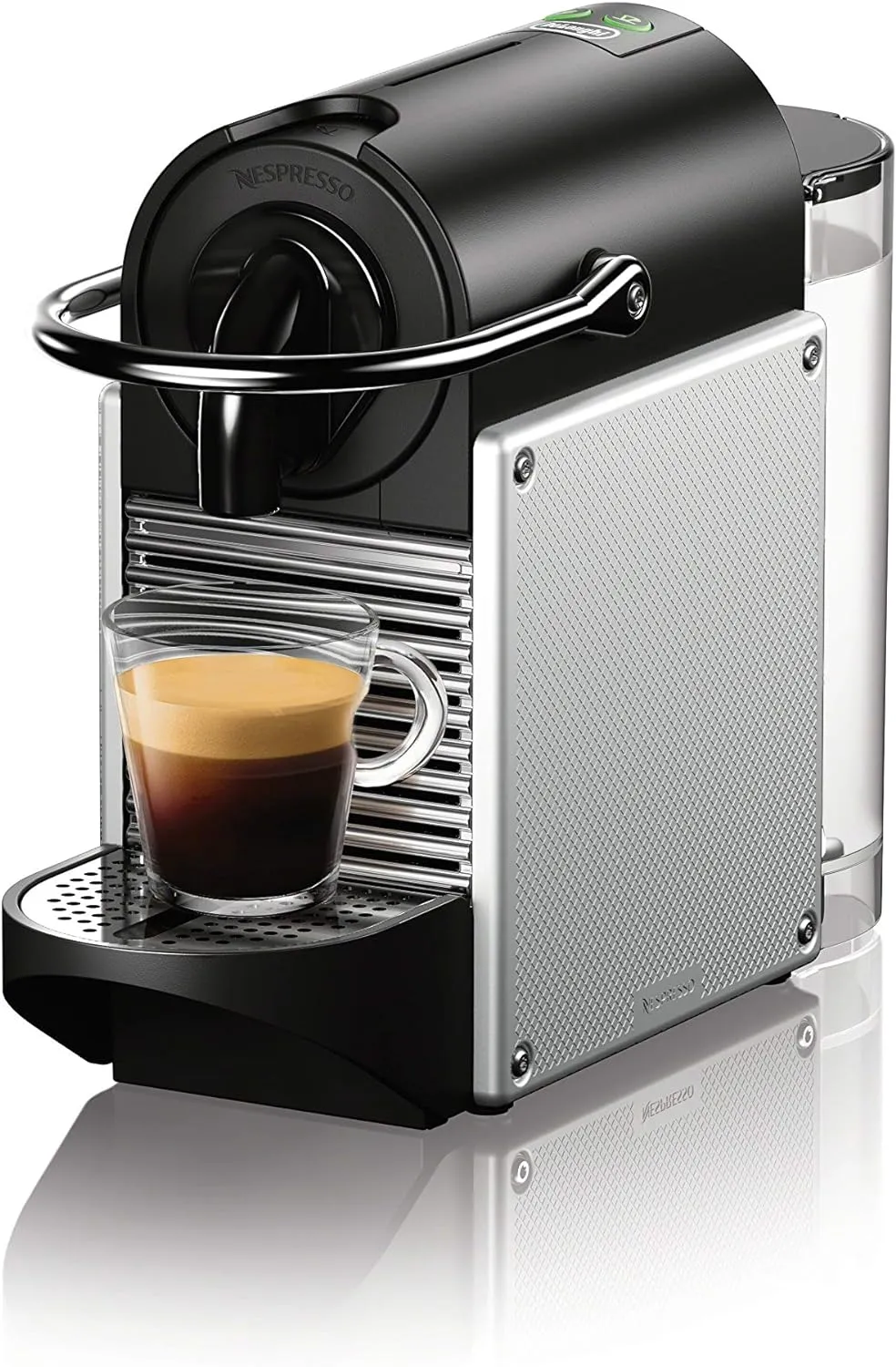 a8024cd4c8f45725ff6eb0fb7c134f8c4fc7141df5264d7d316a613d18df679d Nespresso Pixie Espresso Machine by De¡¯Longhi, 19-Bar Pump, Compact Aluminum Design, Silver, 1100ml
