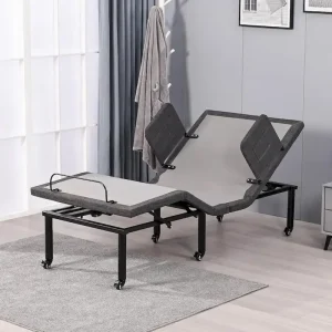 Adjustable Bed with Wireless Remote, Hospital Bed Base with/without Mattress(TWIN)