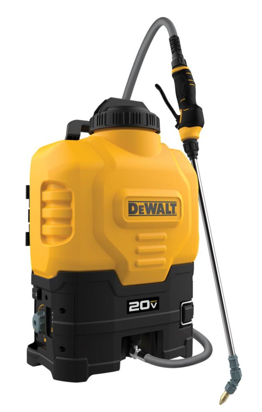 a9b7a1be9bc826569718c79ea13171e7d51680d1fdf908df4408e5756cad3fe0 DW 20V Backpack Sprayer Kit 4 Gallon DXSP190681 from DW