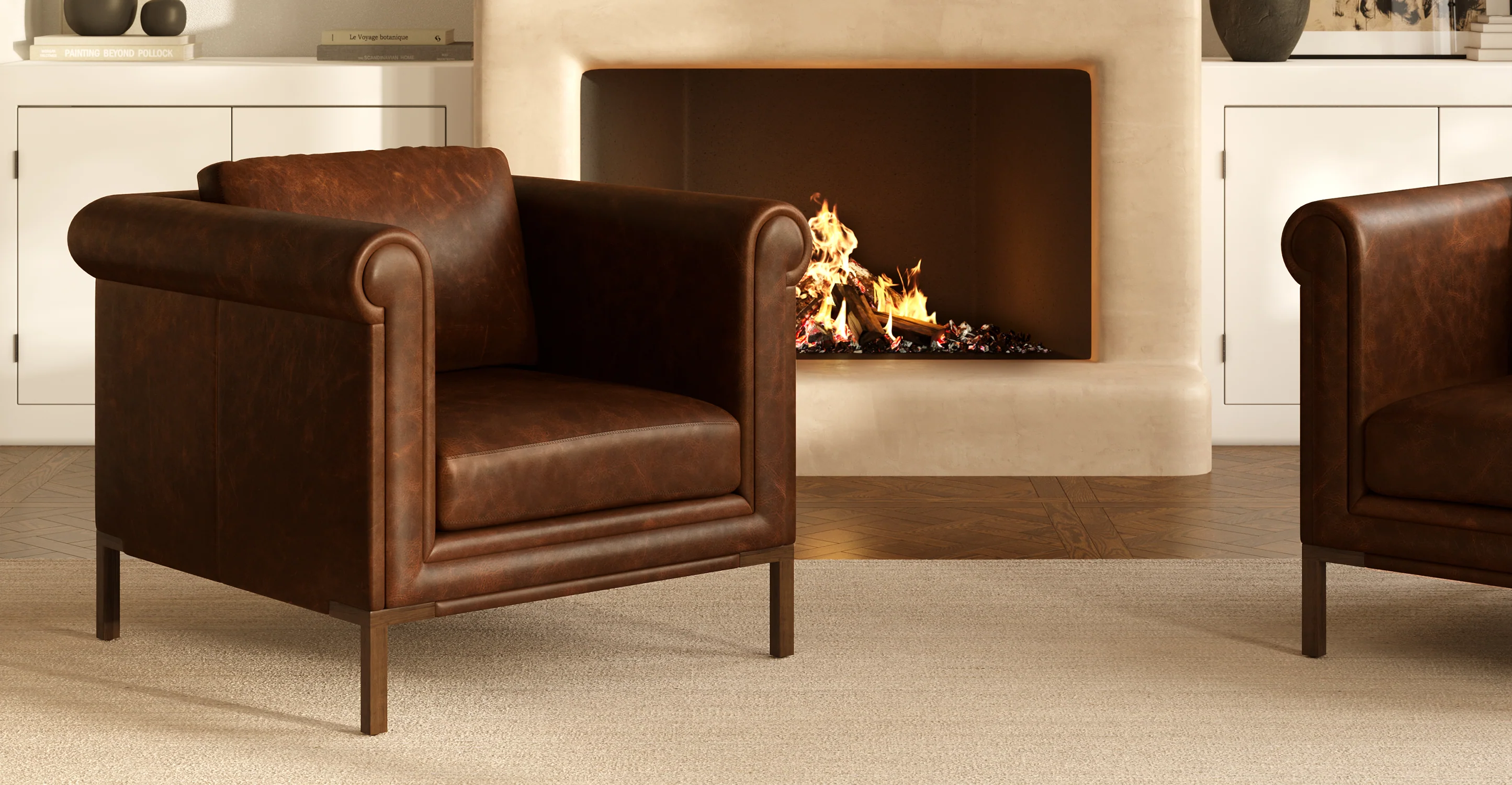 ab711cd4c1034a27c51bdfed355a077dc0c255619e7c84bf8c6d7b9904ff00db Bruges Lounge Chair(Chocolate Brown)
