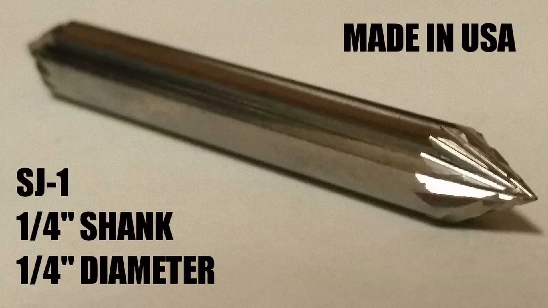 ab87727f763caf66fd5820312801dabf14a9399cb10ab6baaf890b437bada68d KLYNE - Sj1D Cone Shape Tungsten Carbide Burr Bur Cutting Tool Die Grinder Bit 1/4" New