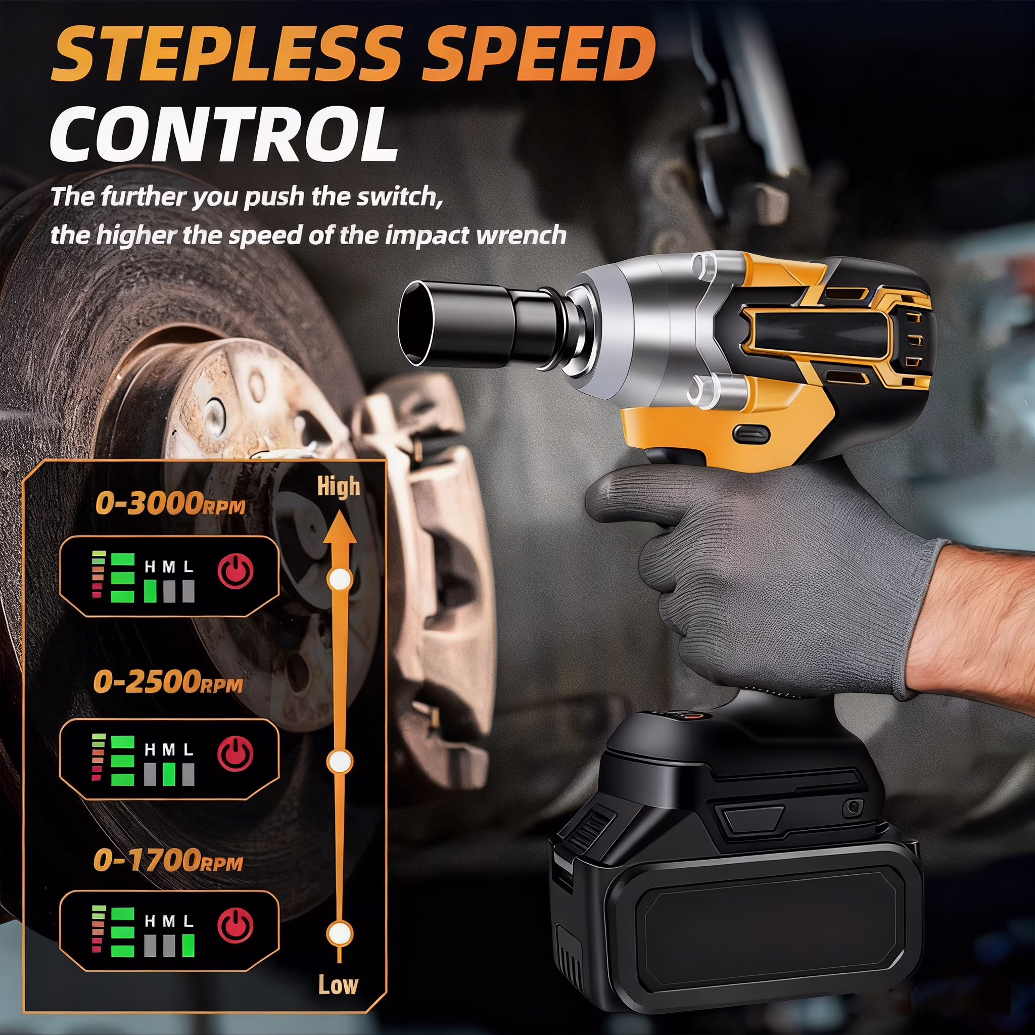 abd2a244386256a66e3926af3d0e5d660eea0676bceb39d9082a455cfe9dabf5 Gijjgole Cordless Impact Wrench, (300N.m) Brushless 1/2 inch Impact Gun, 3000RPM High Torque Impact Gun with 6.0 Ah Battery, Charger, 4 Sockets, Electric Impact Wrench for Car Home