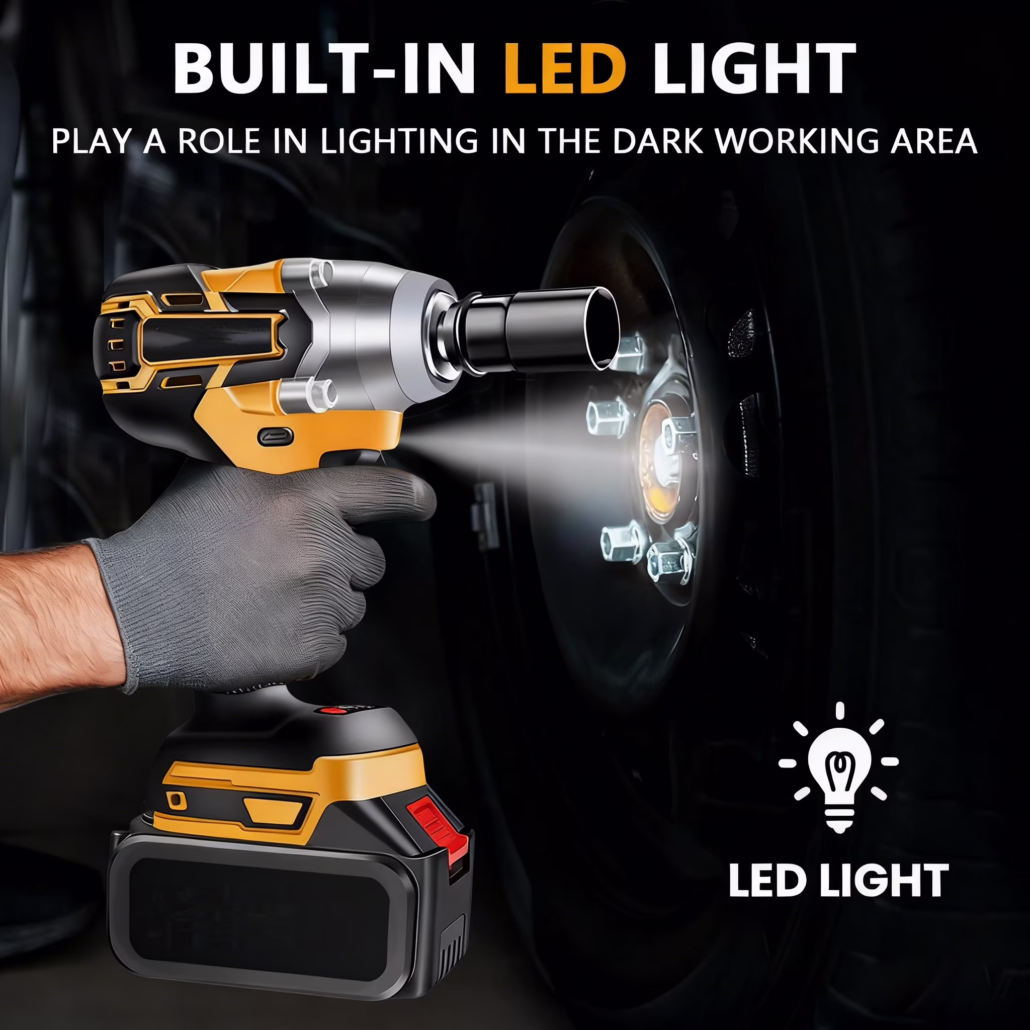ac17aaf86d62127a9b0ec81dbd31c55d2aaa2879bc98e1efa655eabdb89ff450 Gijjgole Cordless Impact Wrench, (300N.m) Brushless 1/2 inch Impact Gun, 3000RPM High Torque Impact Gun with 6.0 Ah Battery, Charger, 4 Sockets, Electric Impact Wrench for Car Home