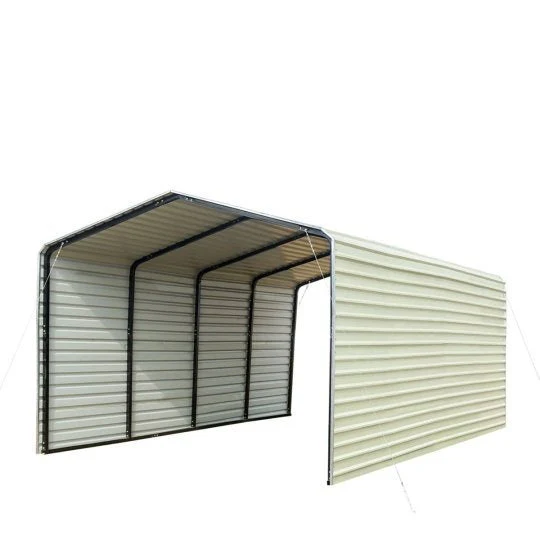 adac4d2817dc0bddaaca27bfd1bc3f9c47c712130d9253e83b4e0a0b093905c9 2025 TMG-CP1220F 12' x 20' All-steel carport with closed side walls