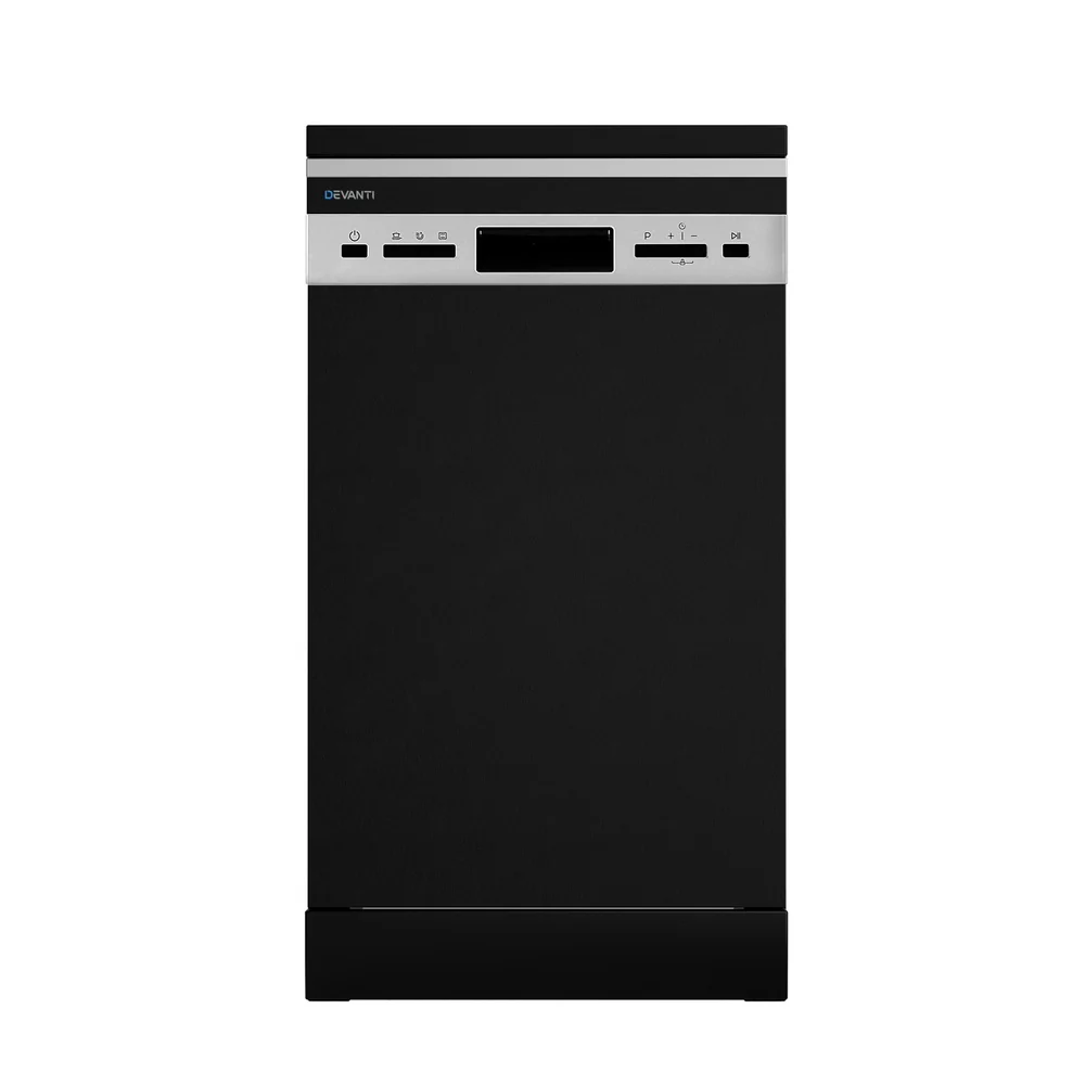 aedd29daec6f2346ab3f4a08038e008ed4b2d12de9b2feb5b342d6238b59f2fa Devanti 10 Place Settings Freestanding Dishwasher Black