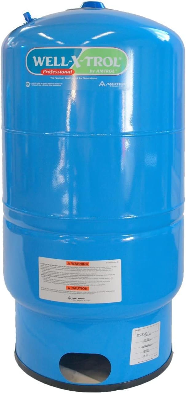 b1b3a99906468057eecbd2e806277327559049ac772d8976c133aa7aff70f1c2 Amtrol Well-X-Trol WX-202 Pressure Tank, High-Strength Steel, Polypropylene Liner, Residential Use
