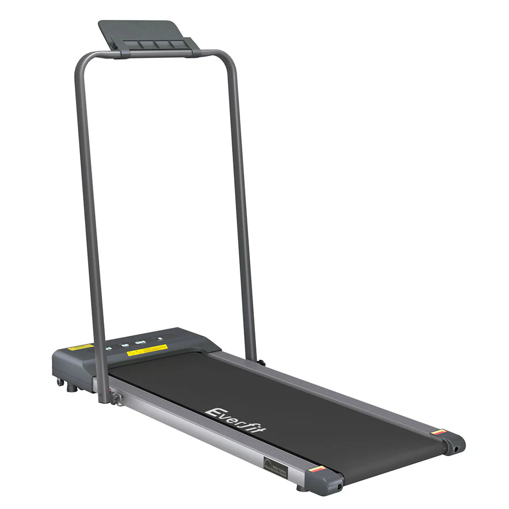 b2b85eb29b71f8cf15a8511a6e8fe09bf70ef75f9abd3e201258e64fb3220007 Everfit Treadmill Electric Walking Pad Under Desk Home Gym Fitness 380mm Grey
