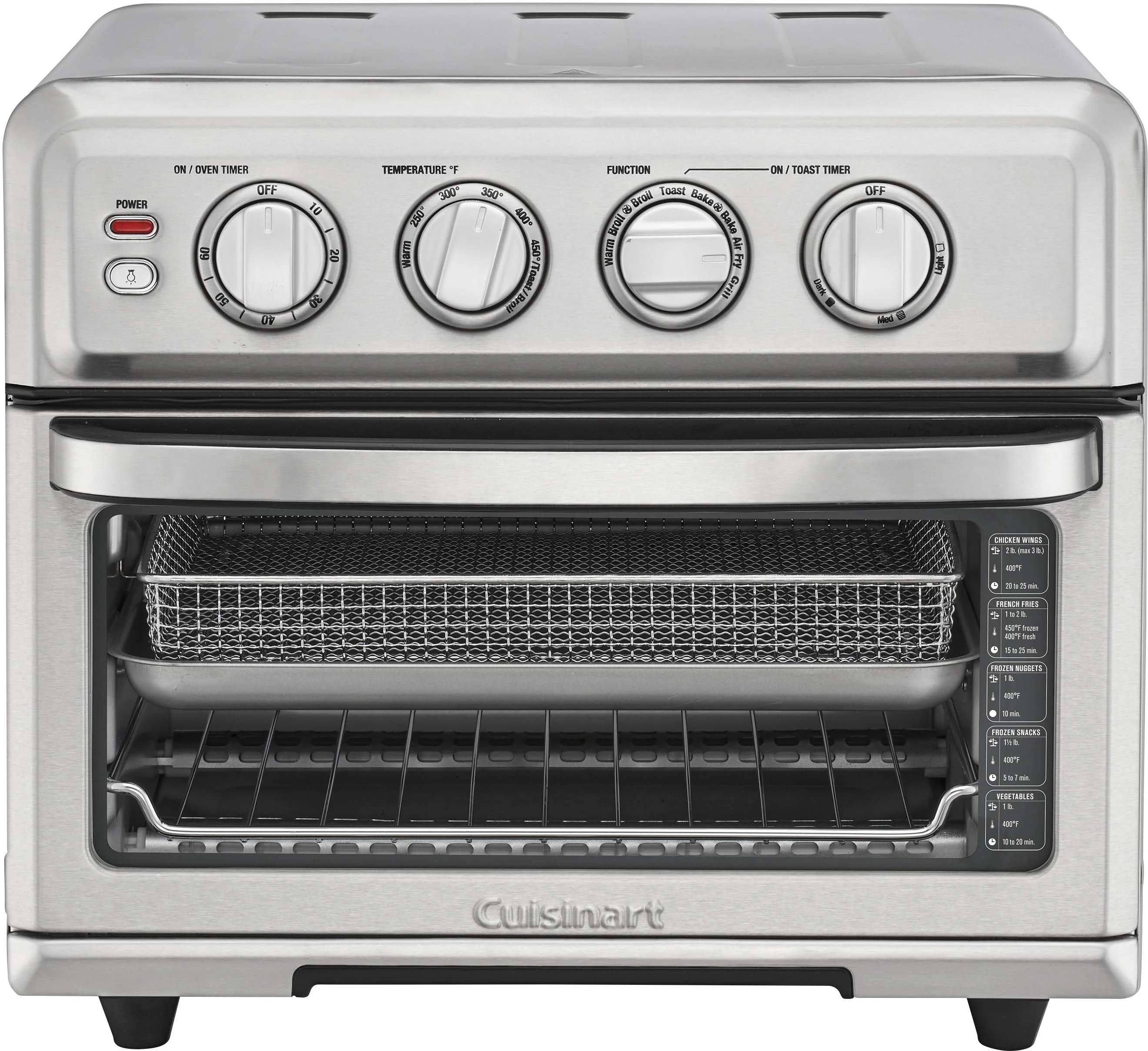 b474677a5512f5c96ecb2cda11156e58fe7cddec07dbc0f49ac6b8e45154b20d Cuisinart ¨C Air Fryer Toaster Oven with Grill ¨C Stainless Steel