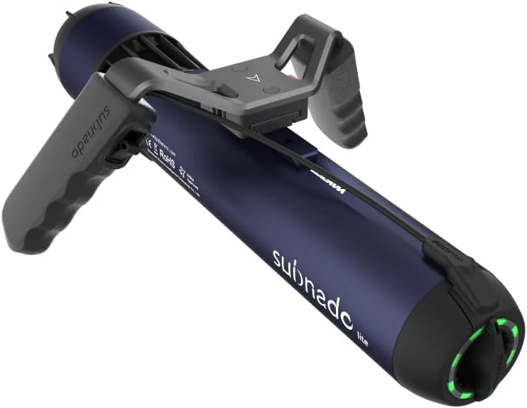b496dafc5ccc8d01d521ce6d30f638bf0c3c7731cfac8cecc5c768055837425b Waydoo Subnado Underwater Scooter Lite, Water Sports Diving Scooter with Removable Handle, Compact and Portable Water Scooter for AdultsKids, Scuba Diving Snorkeling Sea Scooter Multiple Uses, Blue