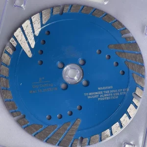 KLYNE - 6'' Dry Diamond Turbo Saw Blade Cutting Disc For Angle Grinder Concrete/Bricks