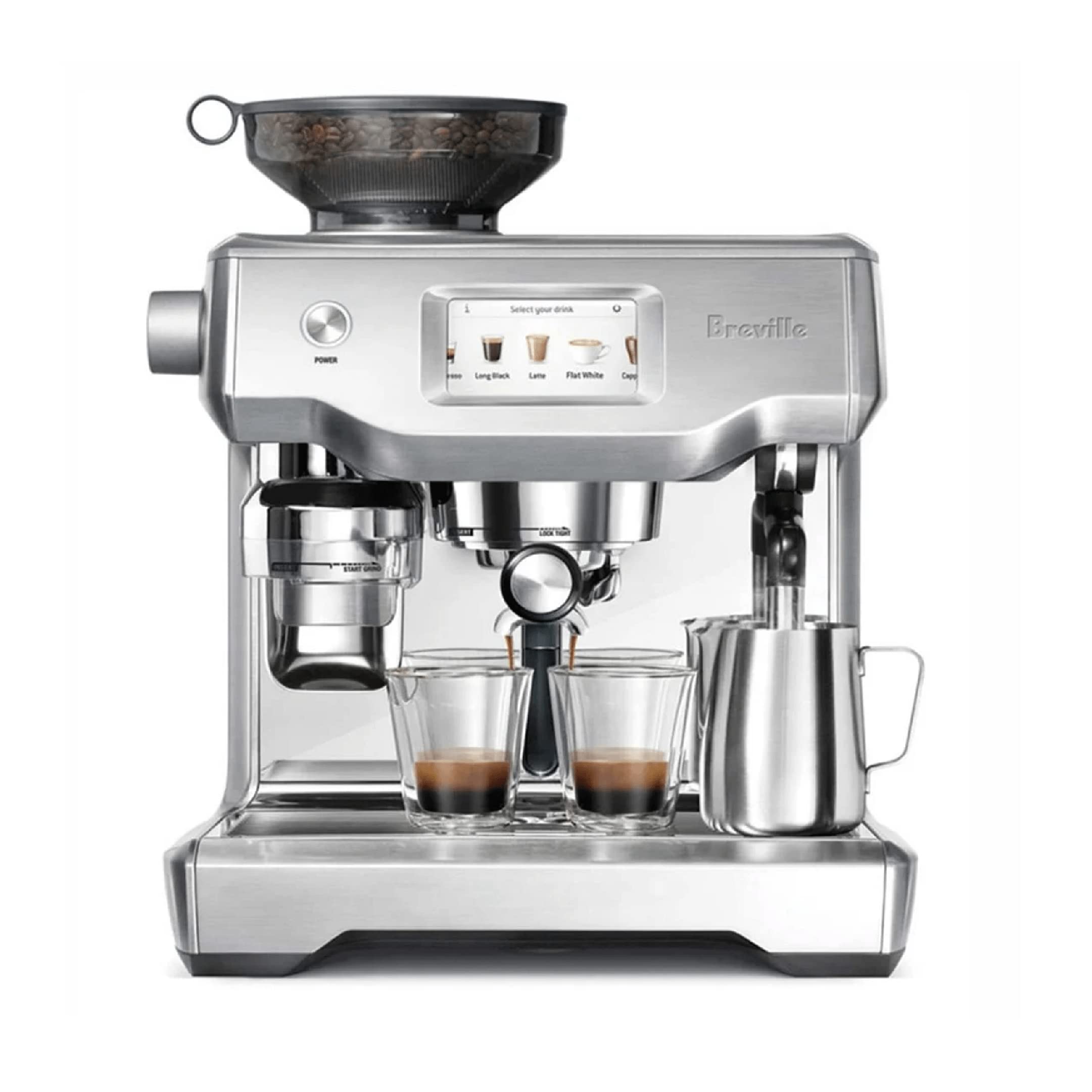 b6b4b10eb13d1734726ed29d80e2ae6895f8103df499d2090cc86344326f378d Breville BES990BSSUSC Automatic Espresso Machine(Black Truffle)