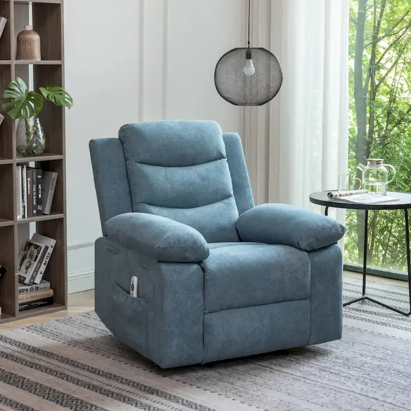 b75d7b60fbe1e7dcba9f832de3516fd52c15ca8036380b2ab62d4f4e025403ef Power Recliner Chair with Adjustable Massage and Heating(Blue)