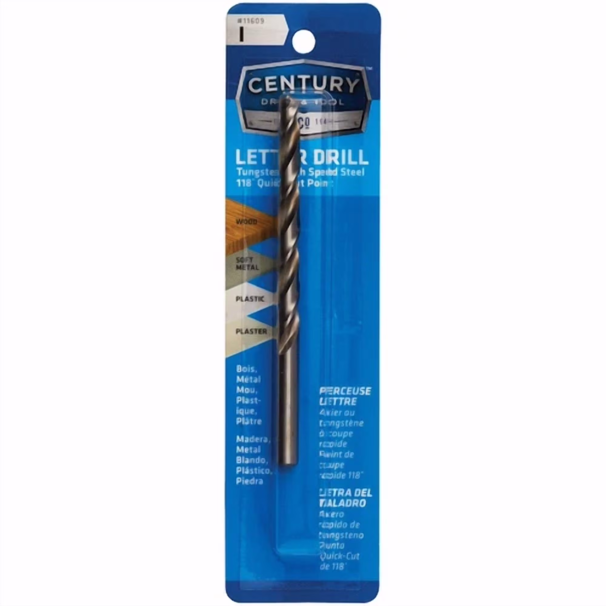 KNACK - Drill & Tool Letter I Tungsten High Speed Steel Quick-Cut Point Drill Bit