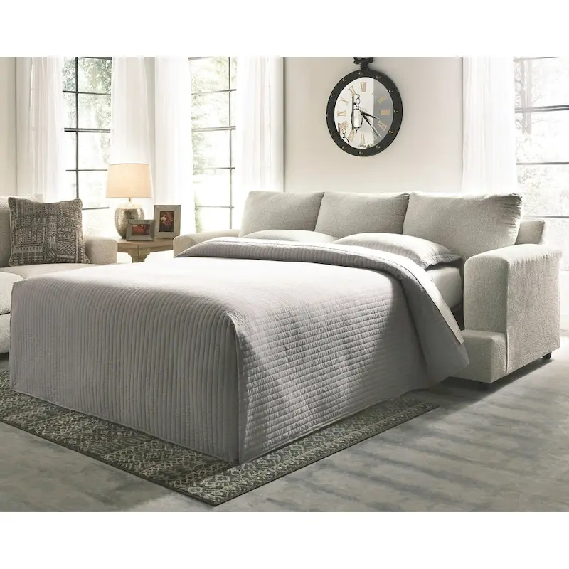 bd79a5a64fa0cc64dff6781c59a71e03909534c795772b1e6d7a0d0f01010702 Soletren Queen Sofa Sleeper - Stone(Stone)
