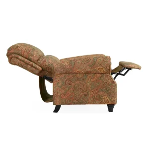 Copper Grove Jessie ProLounger Paisley Push Back Recliner Chair(Brown Multi Paisley)