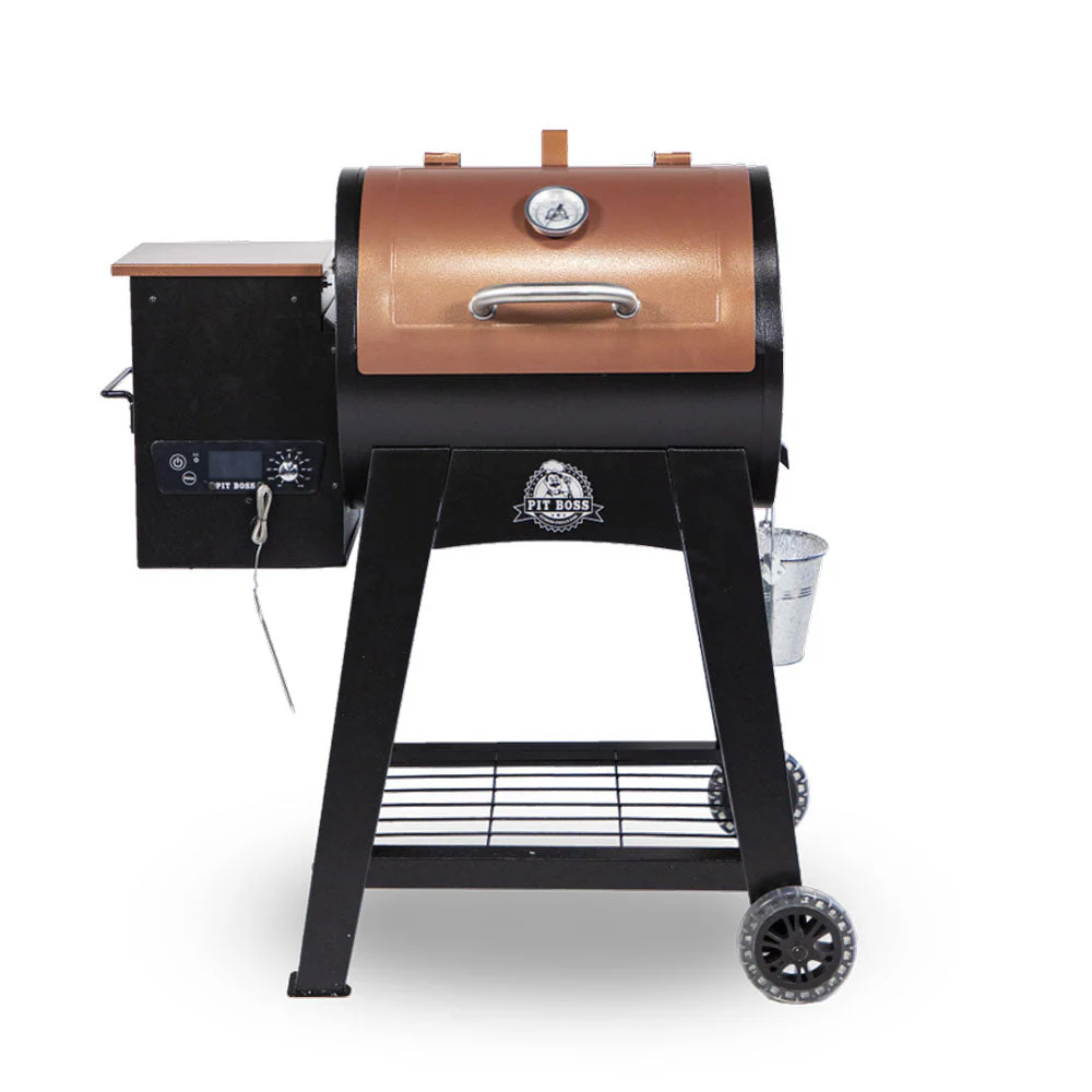 bf883471836c7d892573321d7c132a178b487e304719311bbd19b83139e68e25 Pit Boss Lexington 540 sq. in. Wood Pellet Grill w/ Flame Broiler and Meat Probe