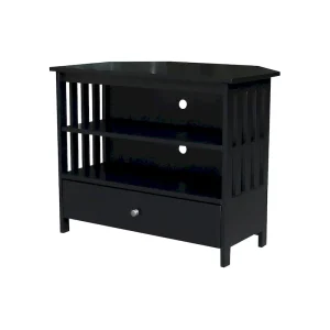 Solid Hardwood Mission Corner TV Stand(Unfinished)