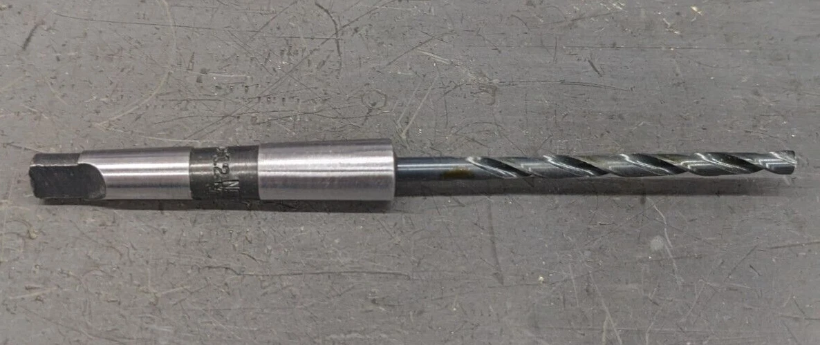 c0dad6f6b93b0f461f055c313ecf570cebf470232c4cb681fe959030d33b39b3 KLYNE - National #14 Number Size Drill 1Mt Morse Taper Shank Hss 14 Usa New