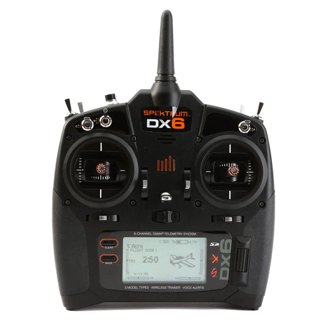 c2845d8e516699aab397e2ca0d665e07f6f3593fdfa33d27bf1d1785bf82d67e Spektrum DX6 6-Channel Transmitter with AR610 Receiver