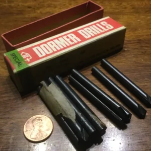 KNACK - 12 Dormer England Special Short Flute 7/32 Stub 1/2 Flute X 2 Long Drill Drills