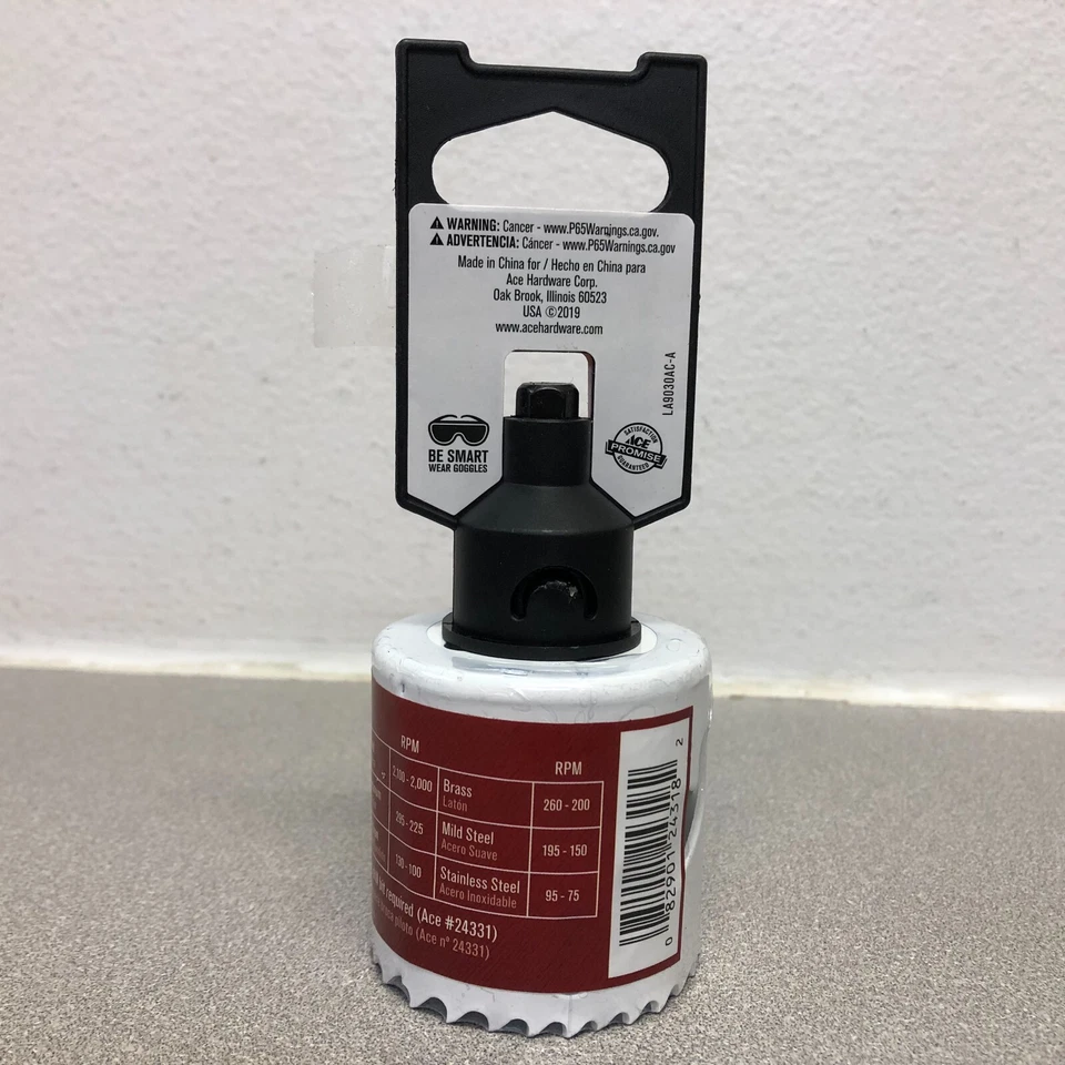 c4353a8415dc5fe715ee91e57ceba328a22e9d8af5bc24a89e63413f6d7627ad KNACK - Bi-Metal Variable Pitch Hole Saw 2-1/16 Inch