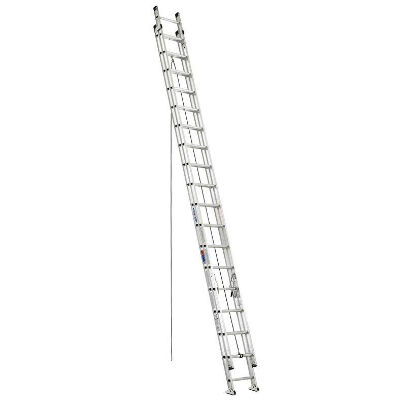 c4567bc3df7ca8645c0b49771adc28173246264f83f76c43ef1cc556a11e636e Werner D1536-2 Aluminum Extension Ladder 36 ft, 300 lb Capacity, Heavy-Duty I-Beam Rails(Default Title)
