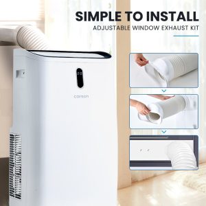 CARSON 4.7kW Portable Air Conditioner and Heater, with Dehumidifier Mode Fan Cooler(Default Title)