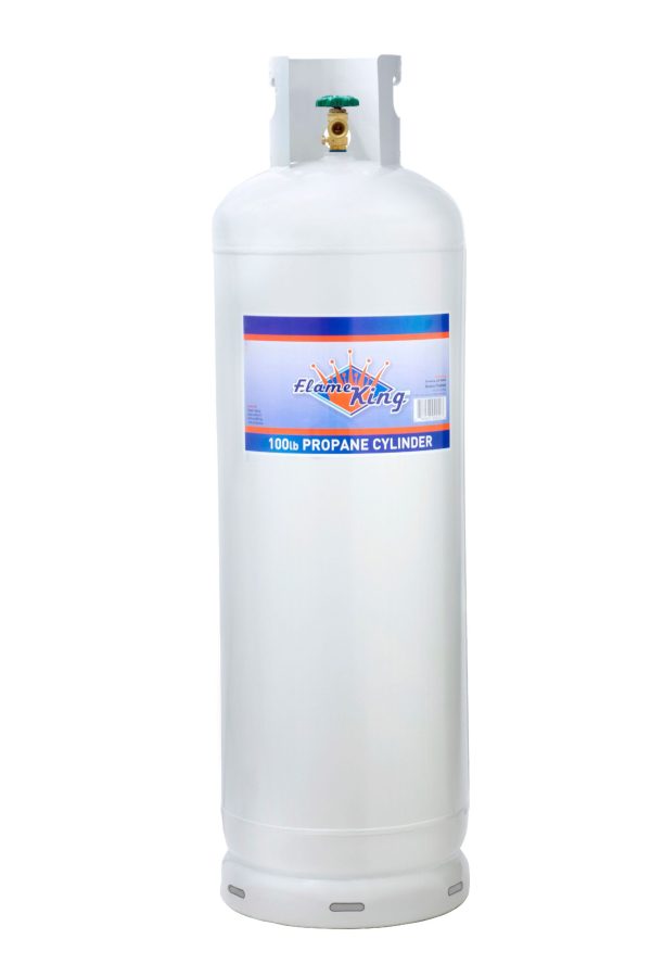 c593804a9a7c5d0d744f4a6b184edbbc9654514d6210f3597710bb968a91a9fa 100 lb Steel Propane Cylinder POL Valve (Ships Empty)