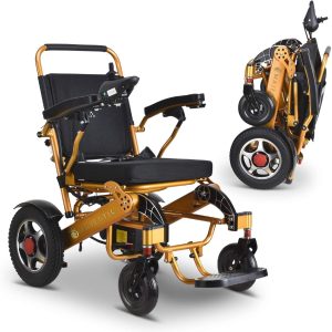2020 Model Wide Seats Fold  Travel Lightweight Wheelchair Motor Motorized Wheelchairs Electric Silla De Ruedas Power Wheelchair Power Scooter Aviation Travel Safe Heavy Duty Mobility Aids Chair(Default Title)
